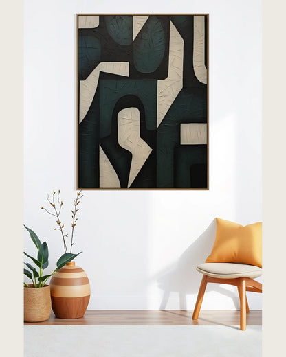 Soft Abstract Wabi Sabi Artwork No.058