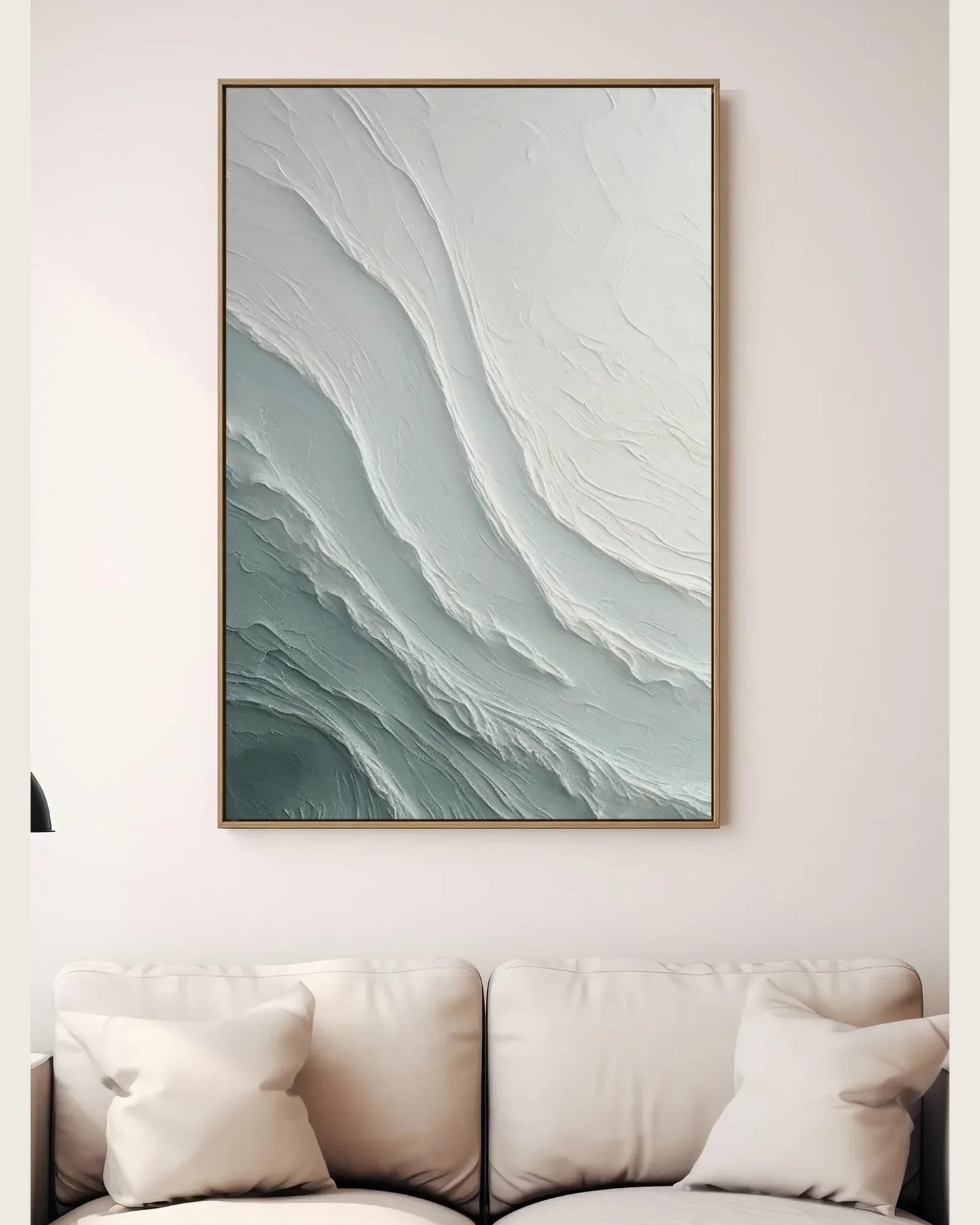 Soft Abstract Wabi Sabi Canvas Art No.057