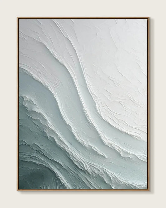 Soft Abstract Wabi Sabi Canvas Art No.057