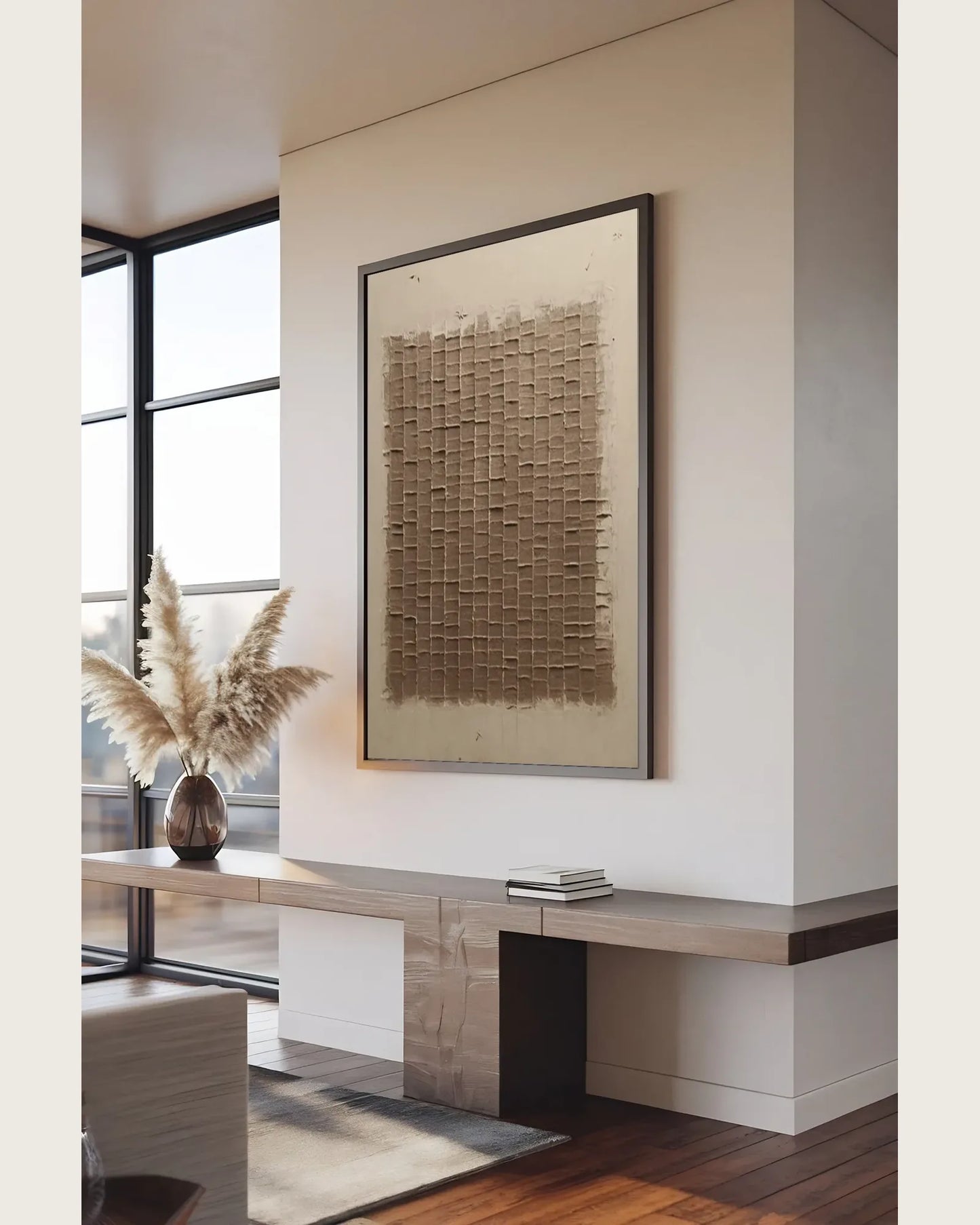 Soft Abstract Wabi Sabi Wall Art No.056