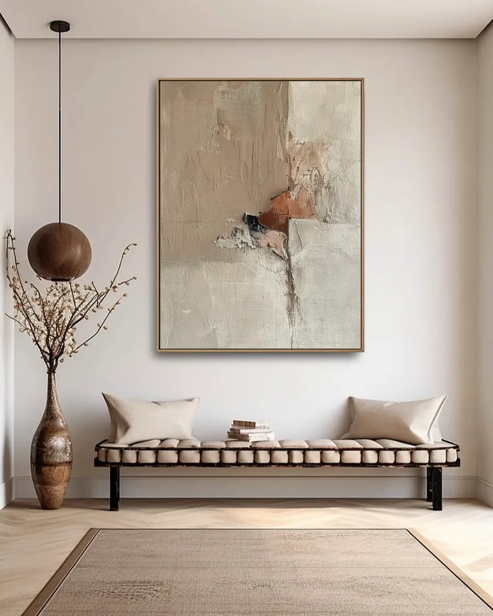Soft Abstract Wabi Sabi Wall Decor No.059