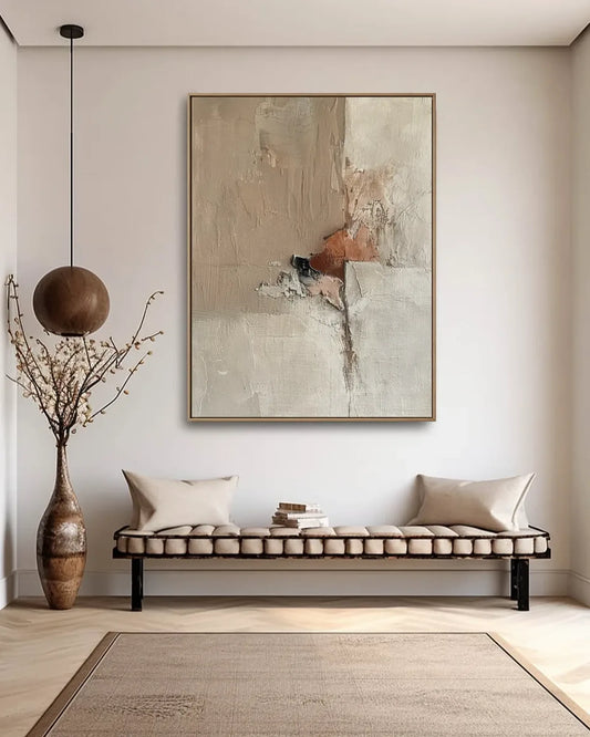 Soft Abstract Wabi Sabi Wall Decor No.059