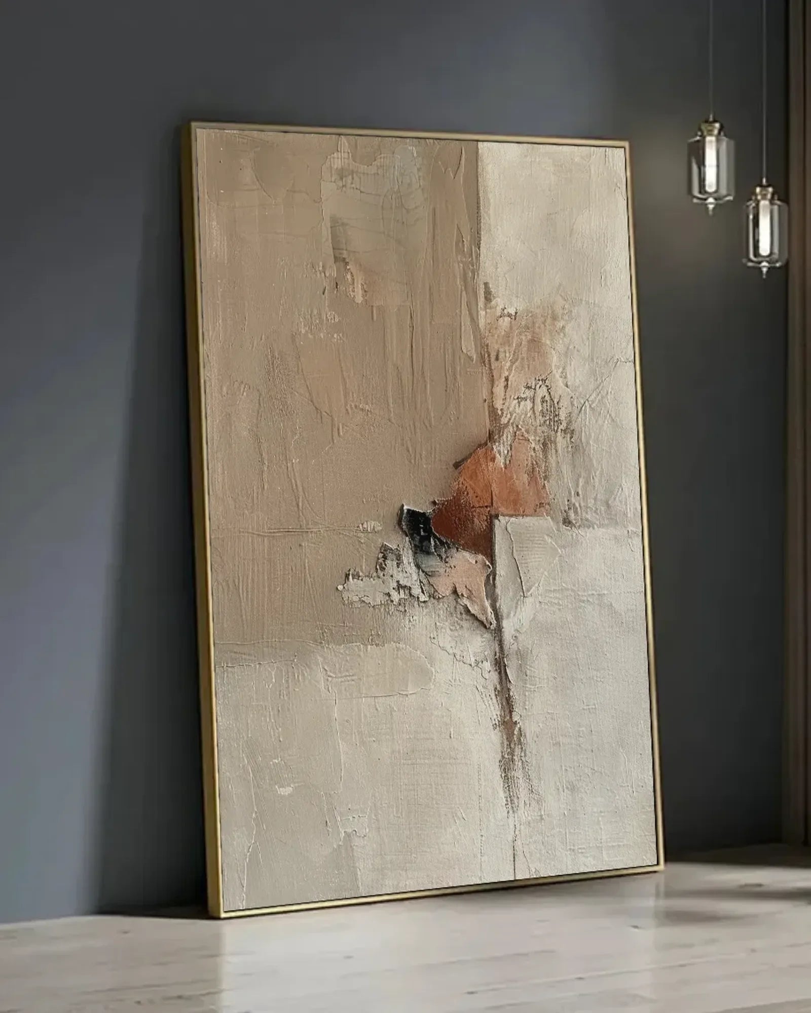 Soft Abstract Wabi Sabi Wall Decor No.059