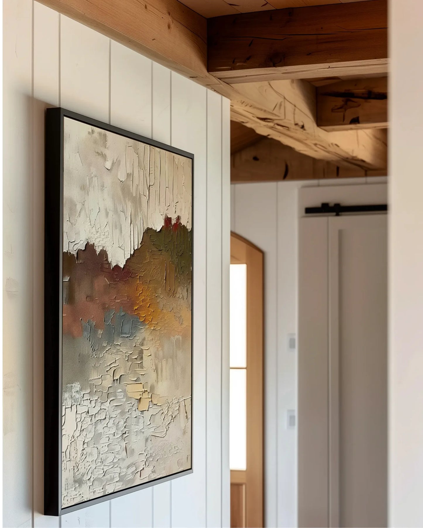 Soft Neutral Wabi Sabi Artwork No.033