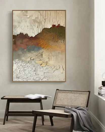 Soft Neutral Wabi Sabi Artwork No.033