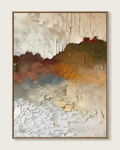 Soft Neutral Wabi Sabi Artwork No.033