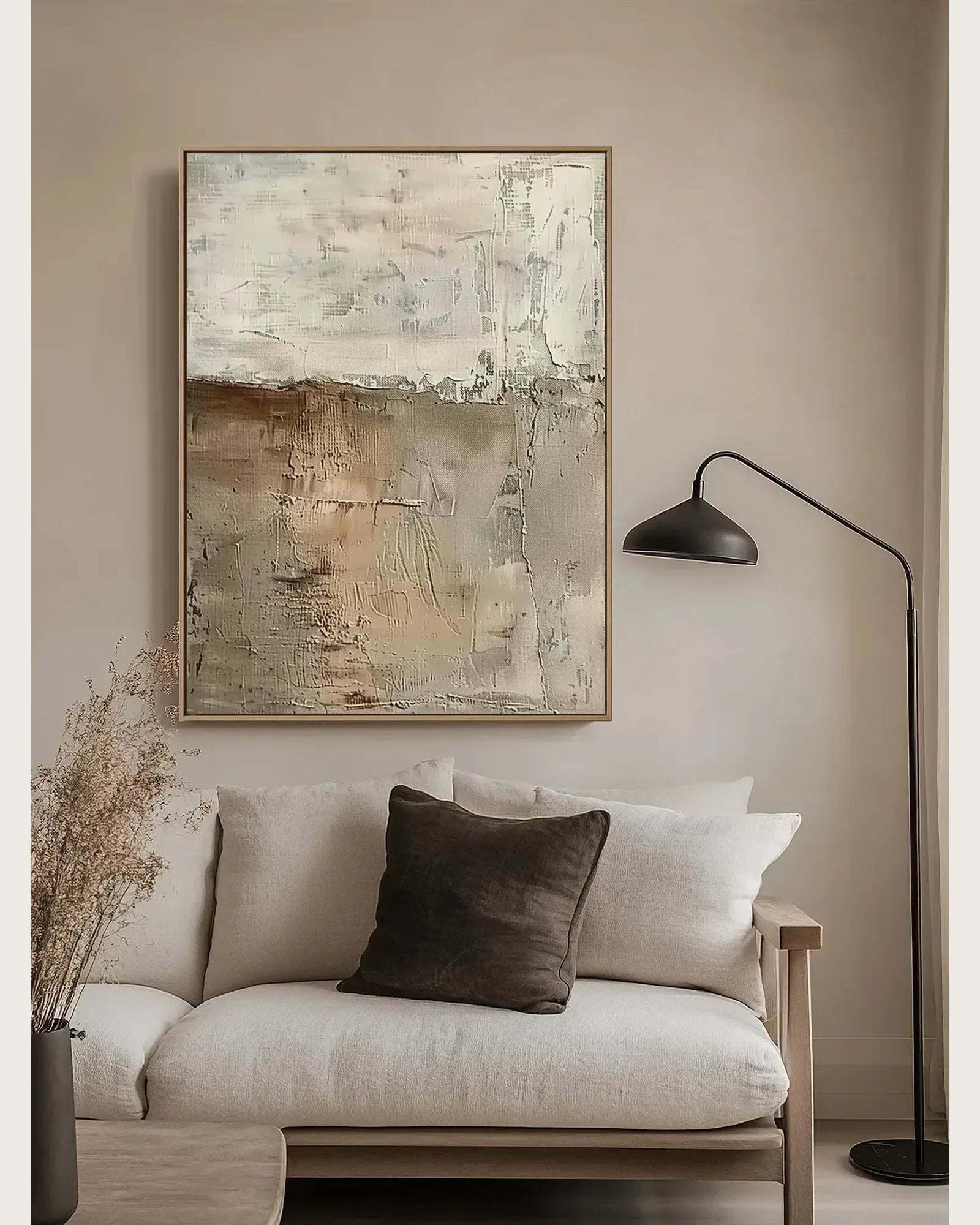 Soft Neutral Wabi Sabi Wall Art No.031