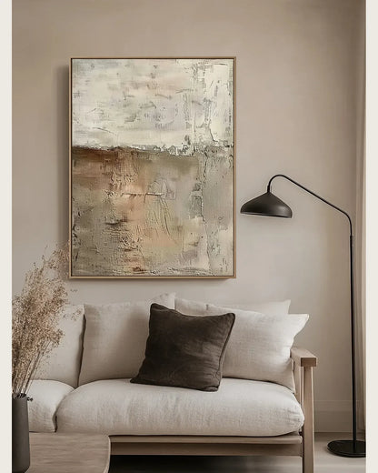 Soft Neutral Wabi Sabi Wall Art No.031