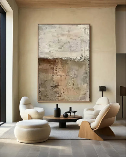 Soft Neutral Wabi Sabi Wall Art No.031