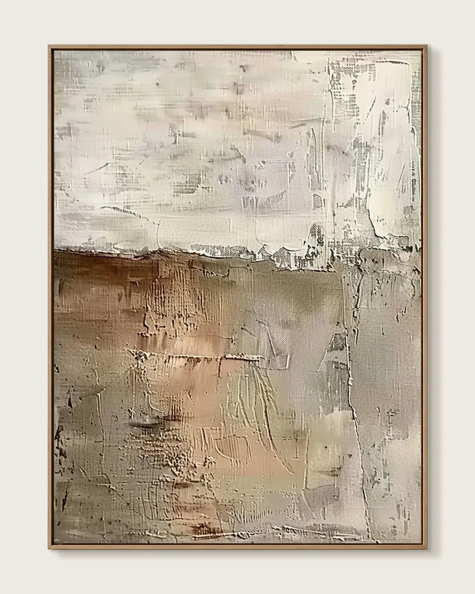 Soft Neutral Wabi Sabi Wall Art No.031