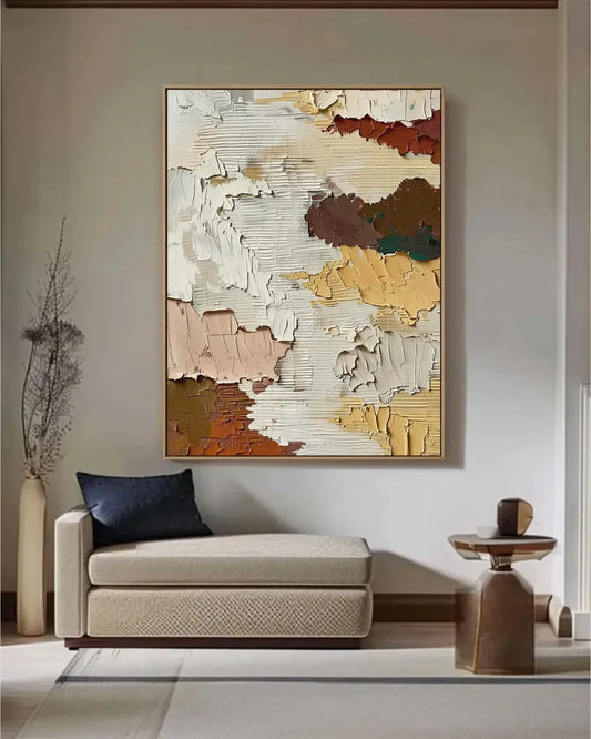 Soft Neutral Wabi Sabi Wall Decor No.034
