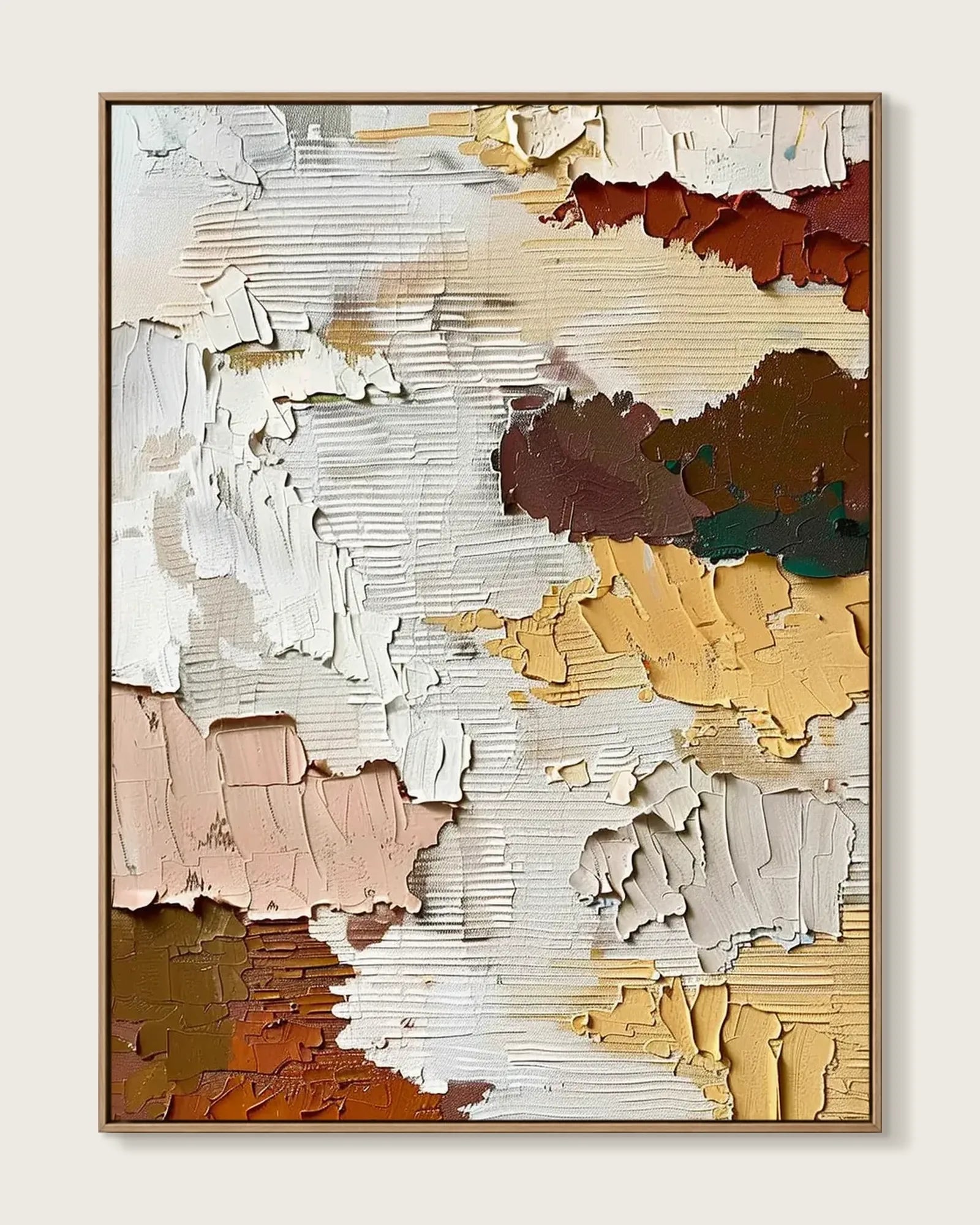 Soft Neutral Wabi Sabi Wall Decor No.034