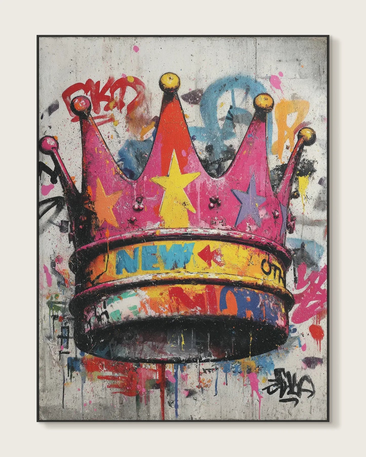Street Graffiti Canvas Painting No.118