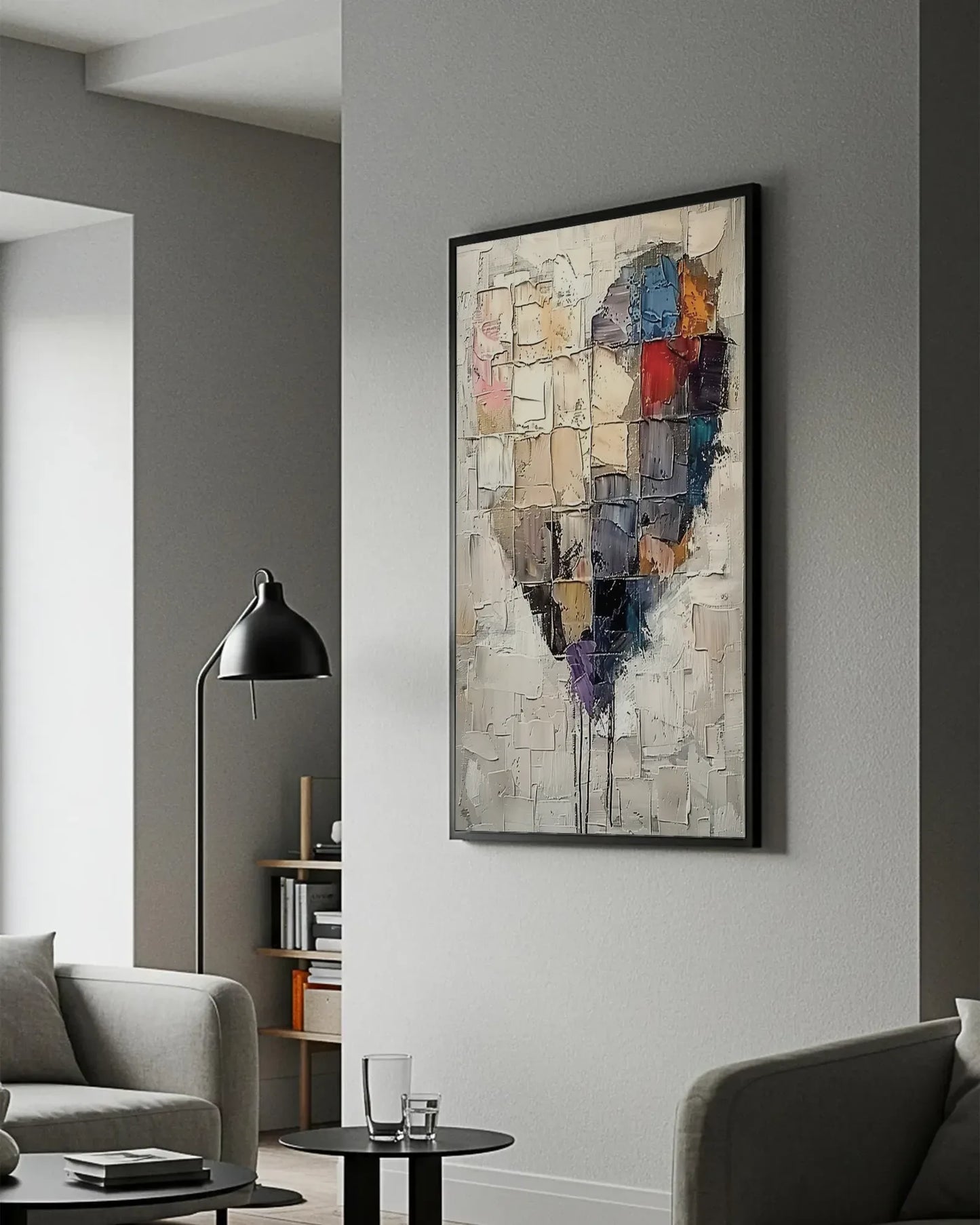 Texture Plaster Canvas Art No.012