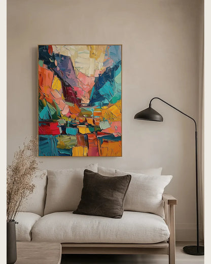 Texture Plaster Canvas Painting No.015