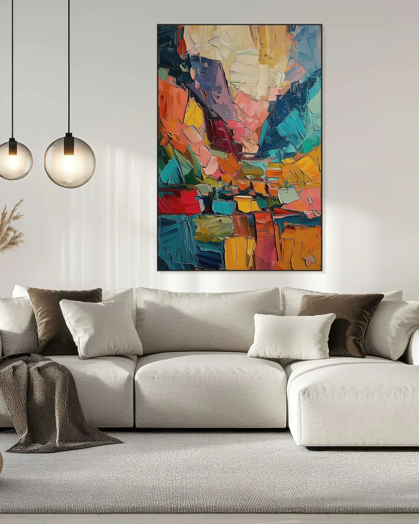 Texture Plaster Canvas Painting No.015