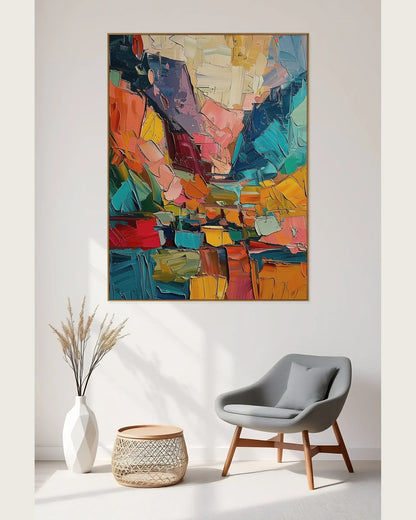 Texture Plaster Canvas Painting No.015