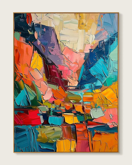 Texture Plaster Canvas Painting No.015