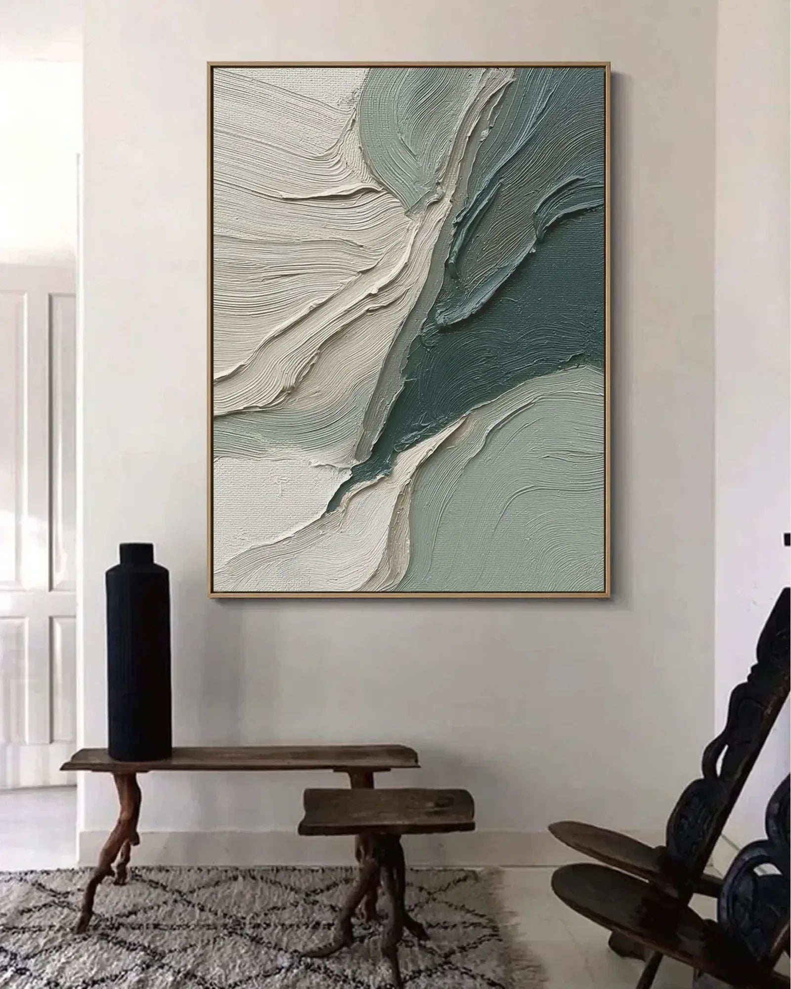 Textured Canvas Wabi Sabi Canvas Art No.082