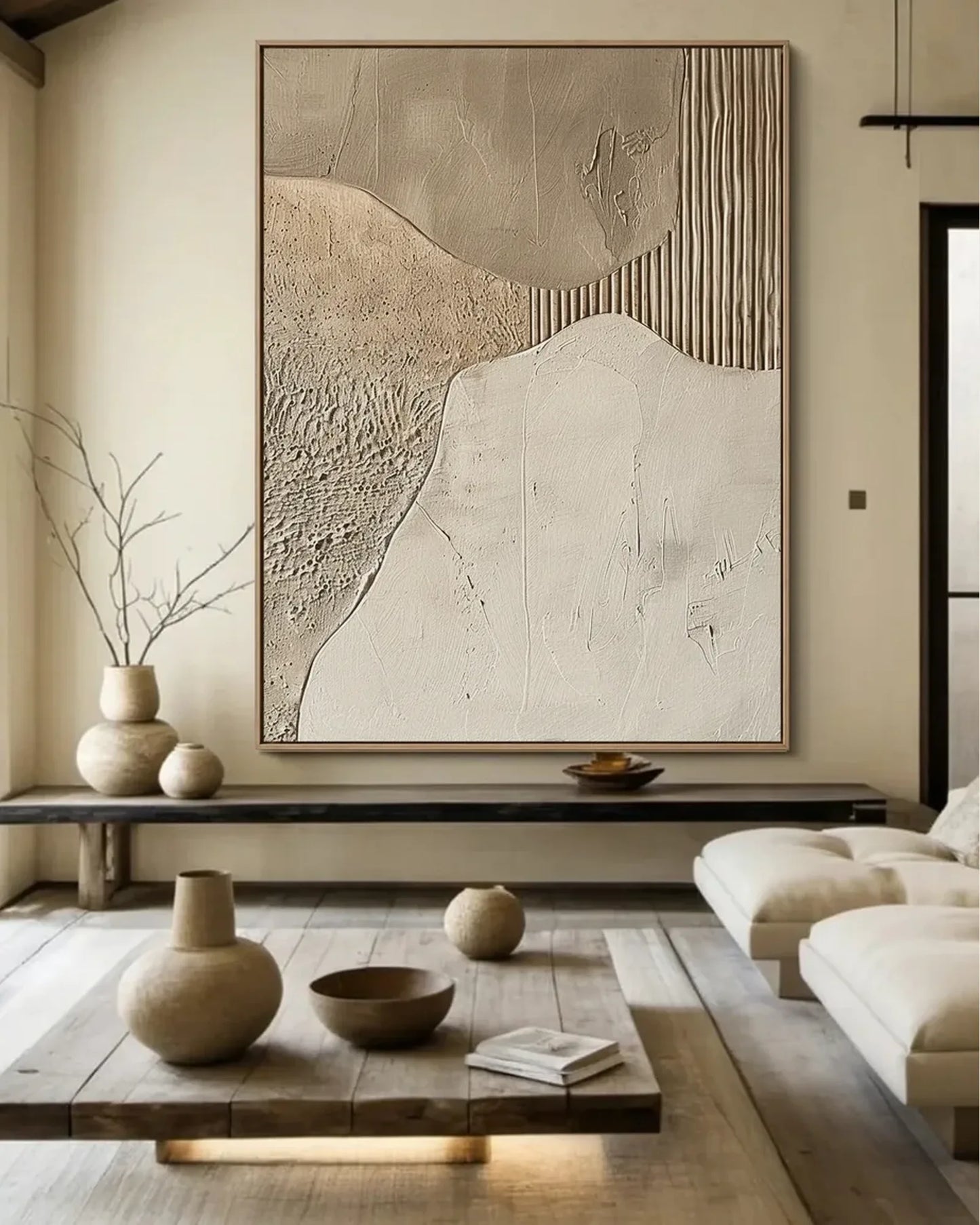 Textured Canvas Wabi Sabi Canvas Painting No.085