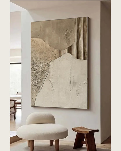 Textured Canvas Wabi Sabi Canvas Painting No.085