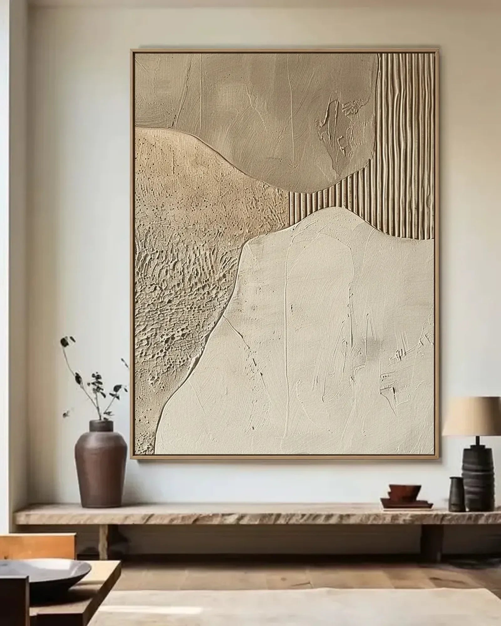 Textured Canvas Wabi Sabi Canvas Painting No.085