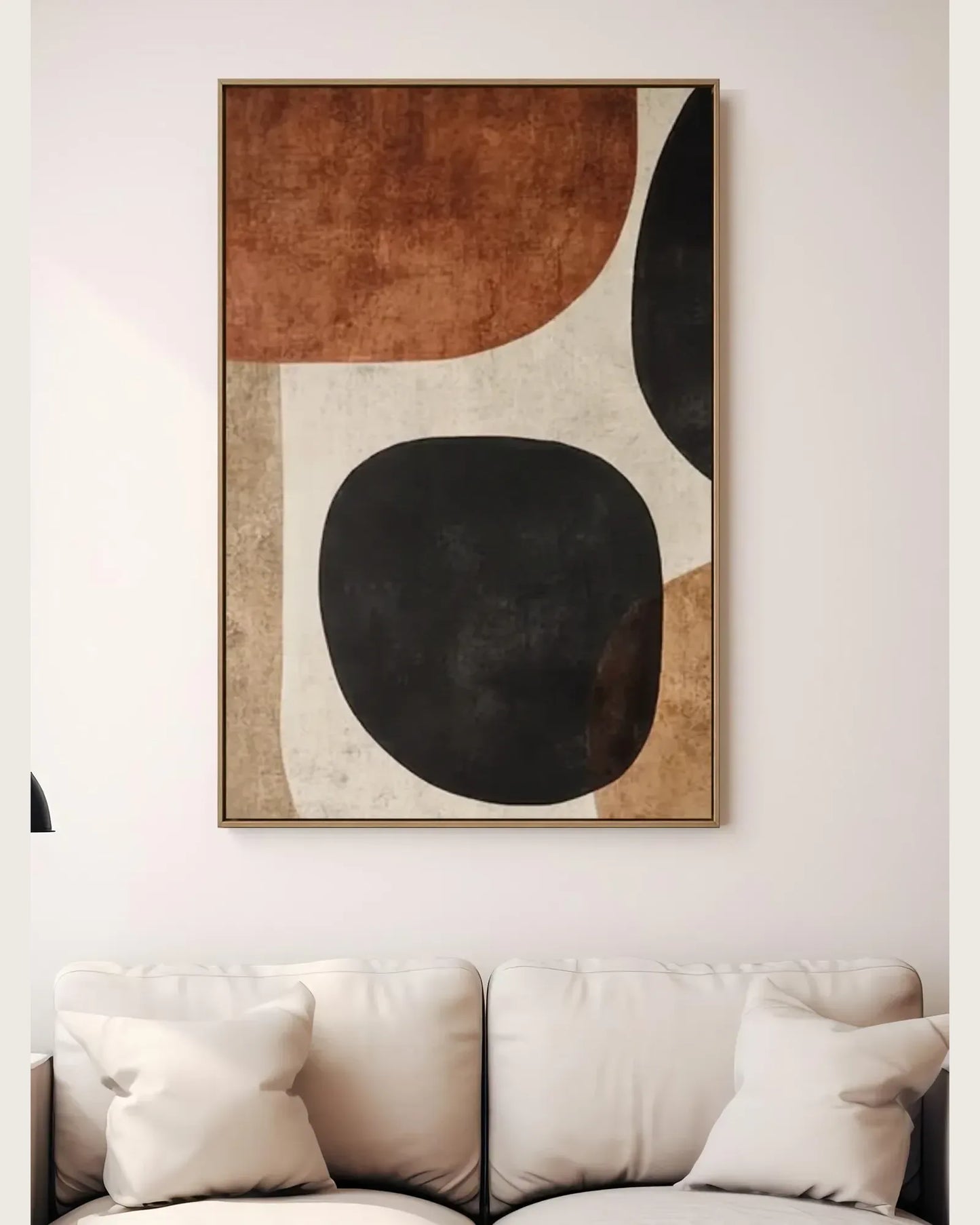 Textured Canvas Wabi Sabi Wall Decor No.084