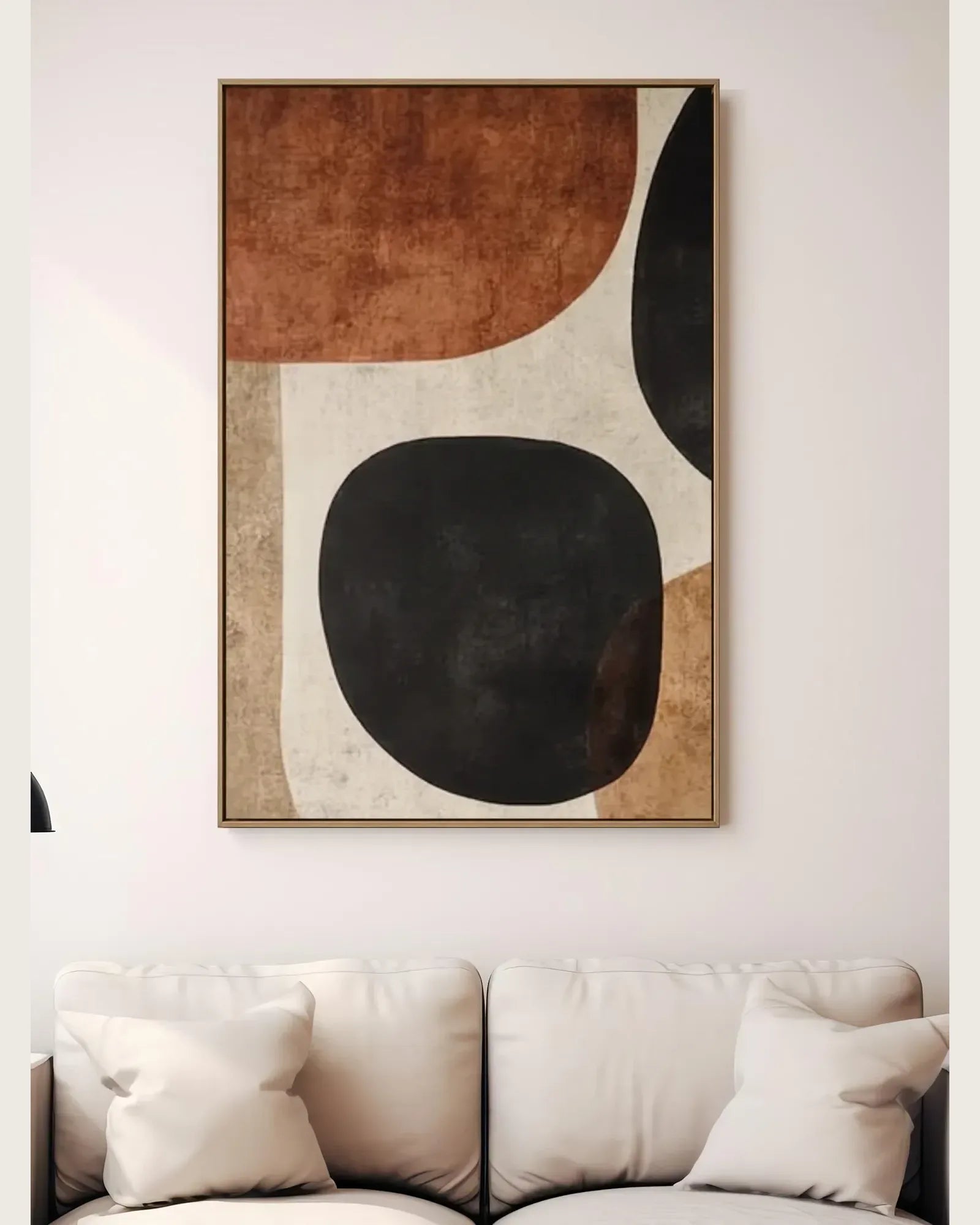 Textured Canvas Wabi Sabi Wall Decor No.084