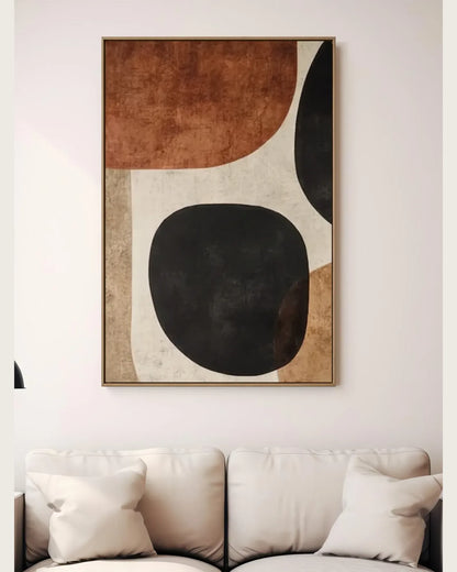 Textured Canvas Wabi Sabi Wall Decor No.084