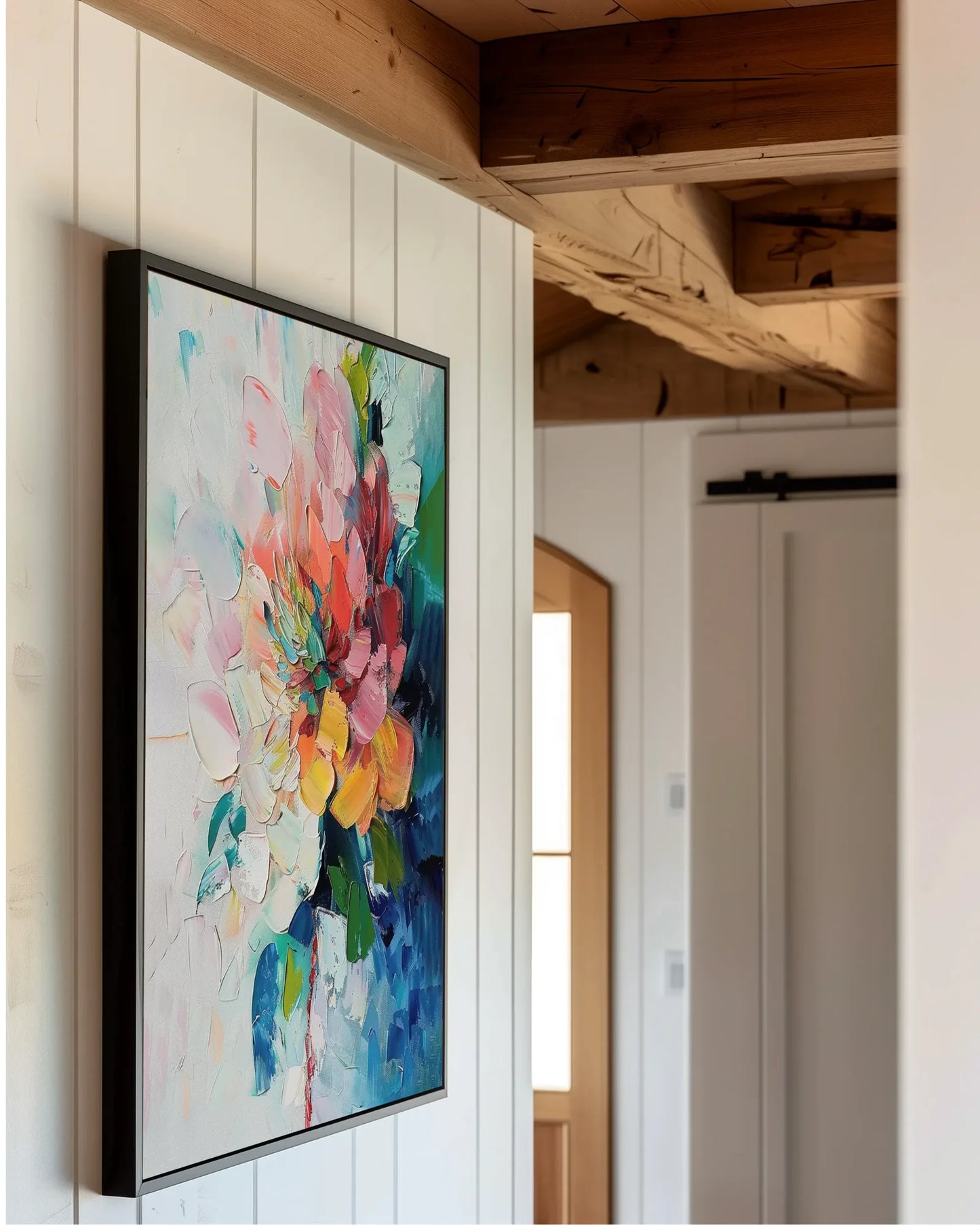 Textured Colorful Art for Living Room for Modern Home No.043