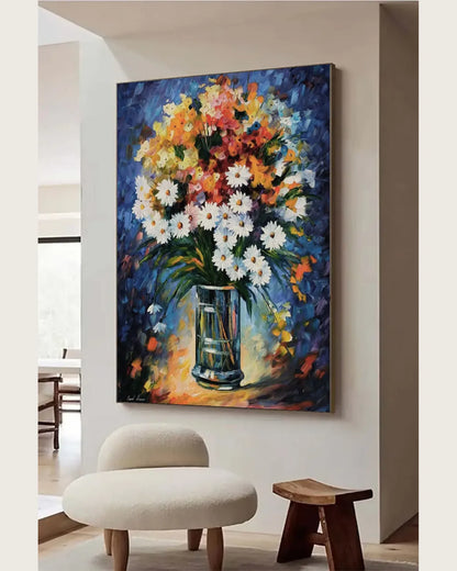 Textured Colorful Artwork for Luxury Interiors No.045