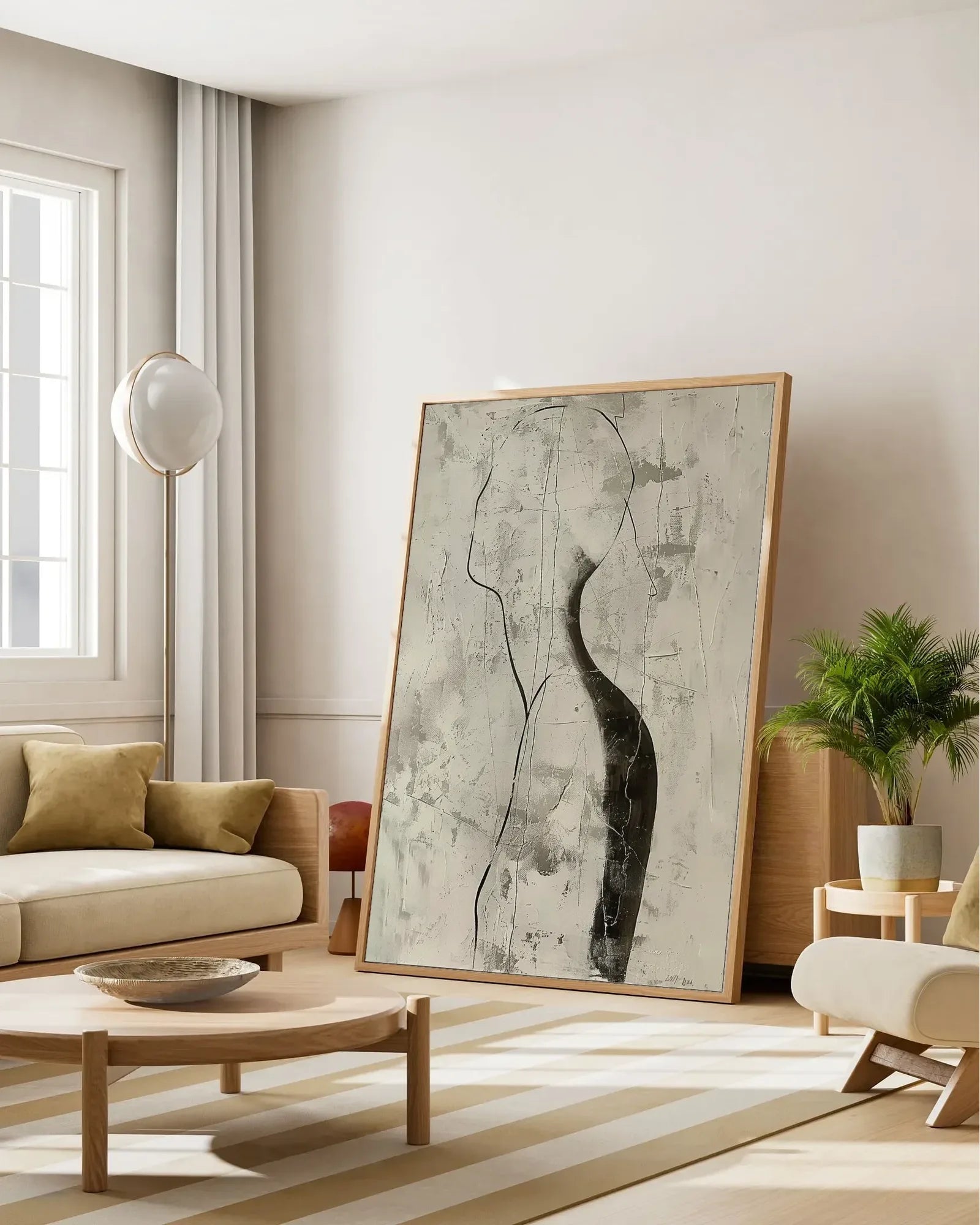 Textured Minimalist Canvas Painting No.020