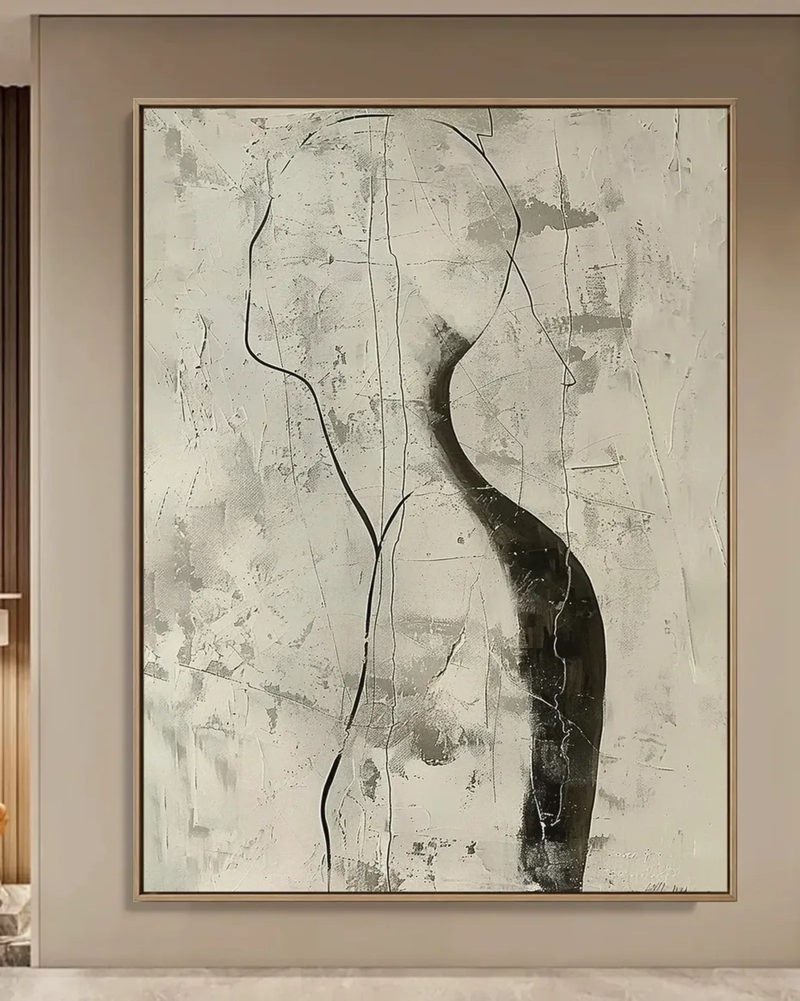 Textured Minimalist Canvas Painting No.020