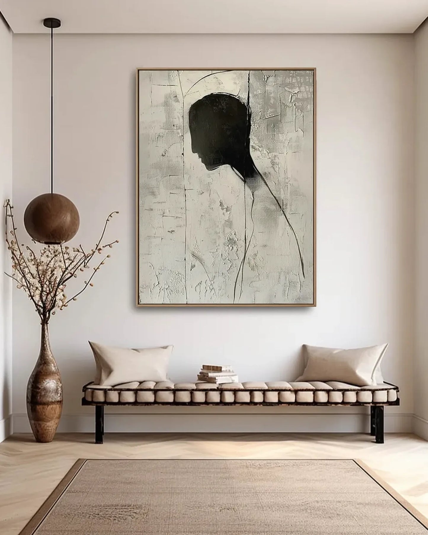 Textured Minimalist Wall Decor No.019