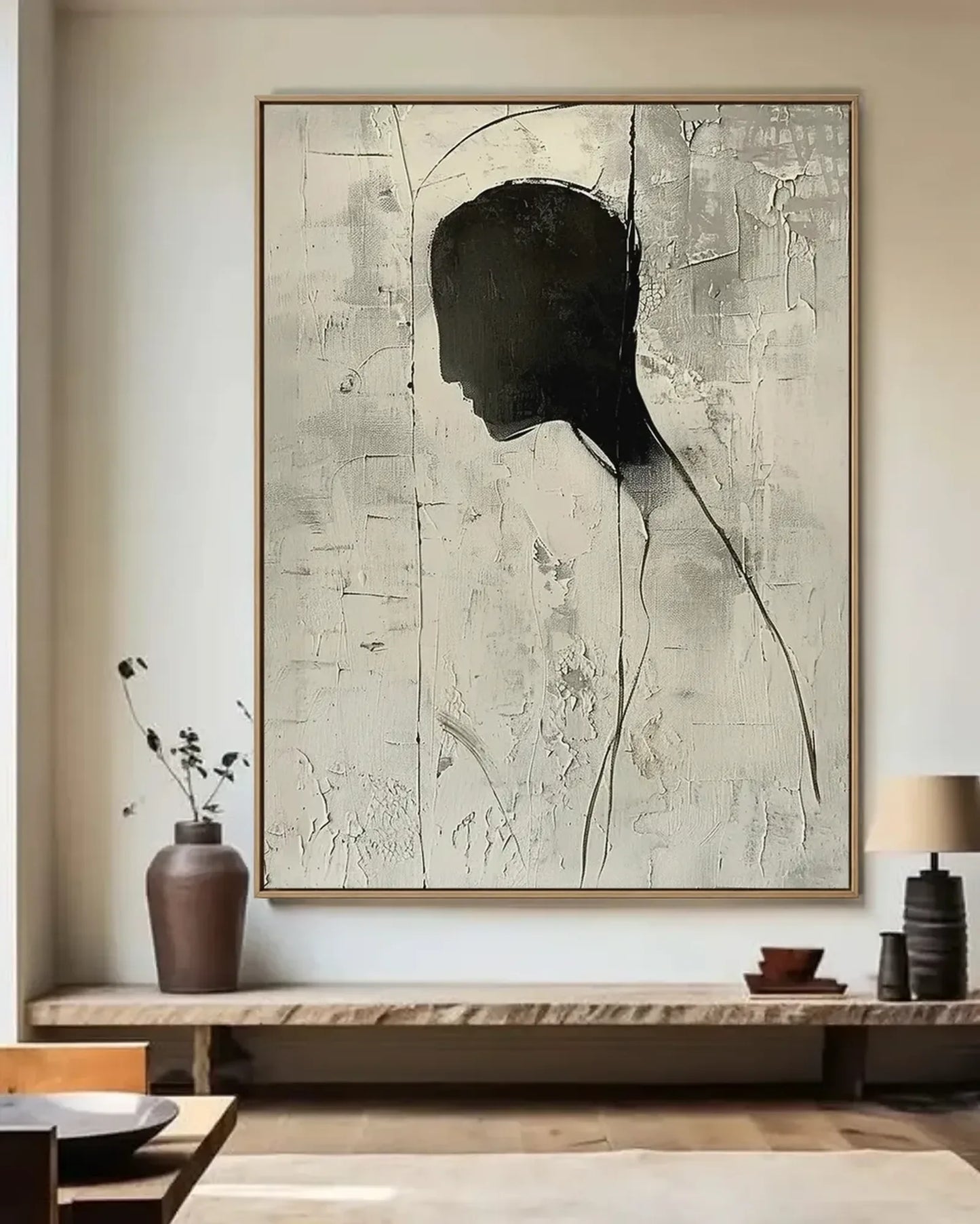 Textured Minimalist Wall Decor No.019