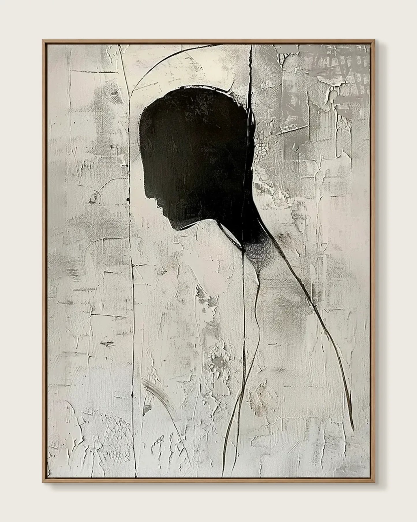 Textured Minimalist Wall Decor No.019