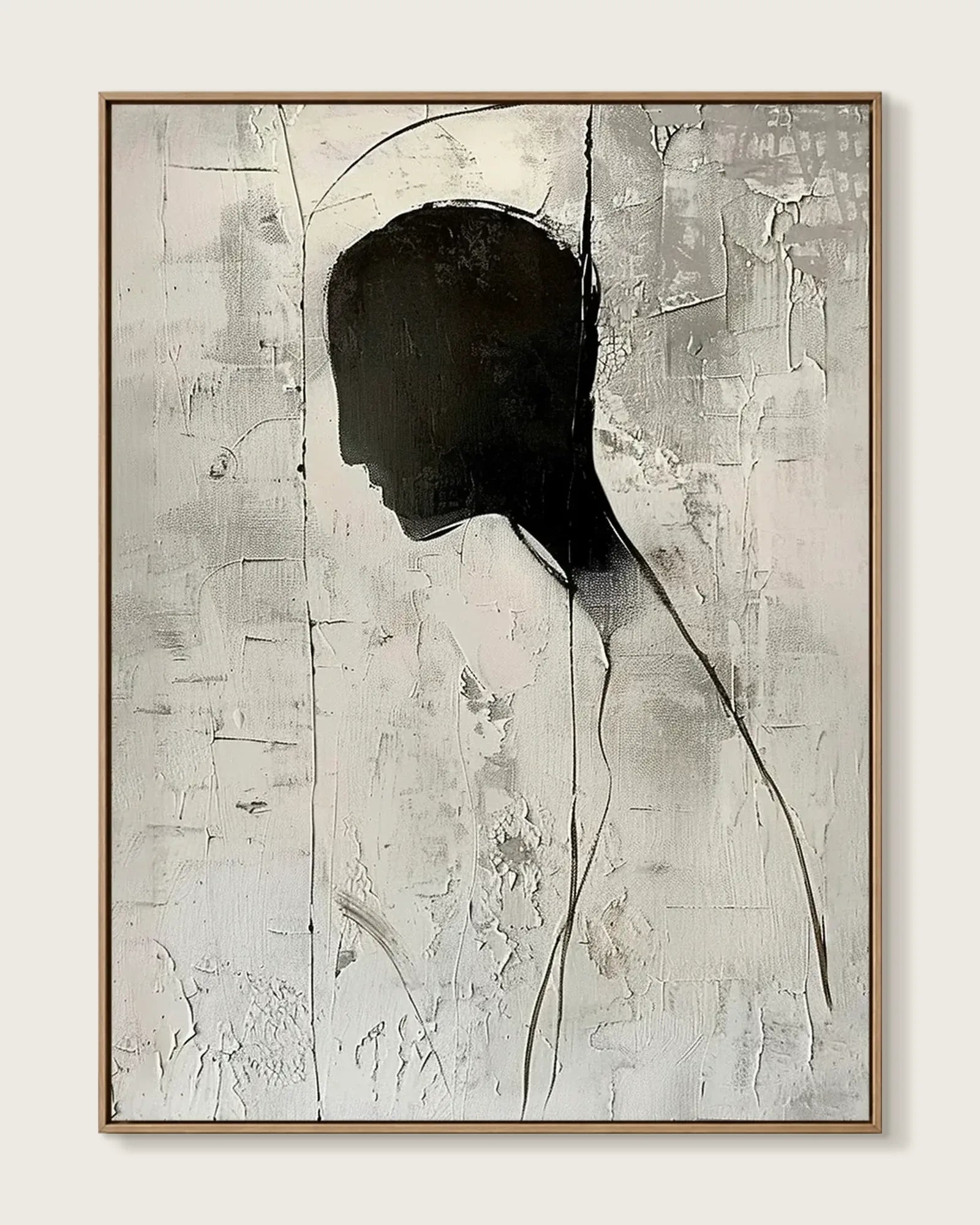 Textured Minimalist Wall Decor No.019