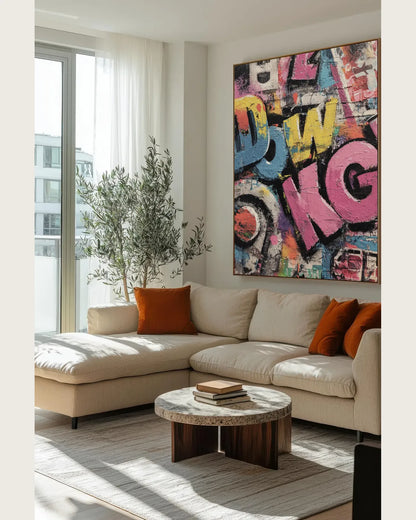 Urban Graffiti Canvas Art No.089