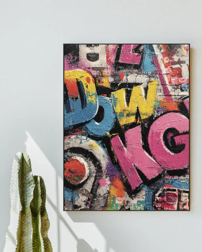 Urban Graffiti Canvas Art No.089