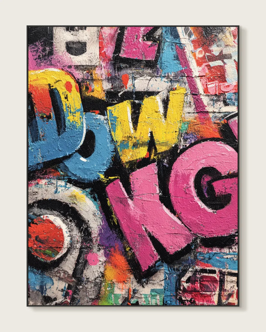 Urban Graffiti Canvas Art No.089