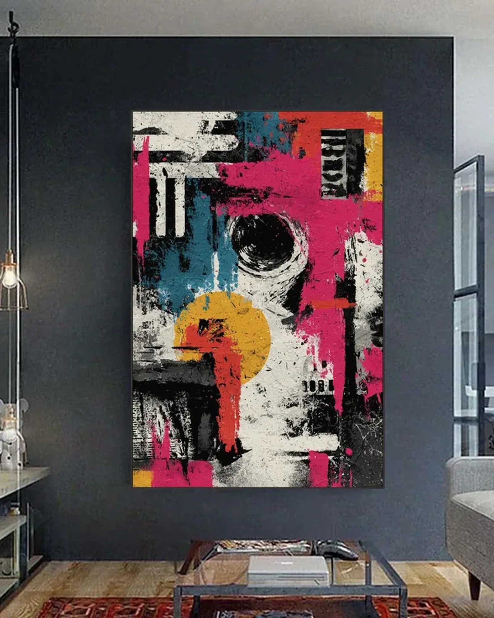 Urban Graffiti Canvas Painting No.088