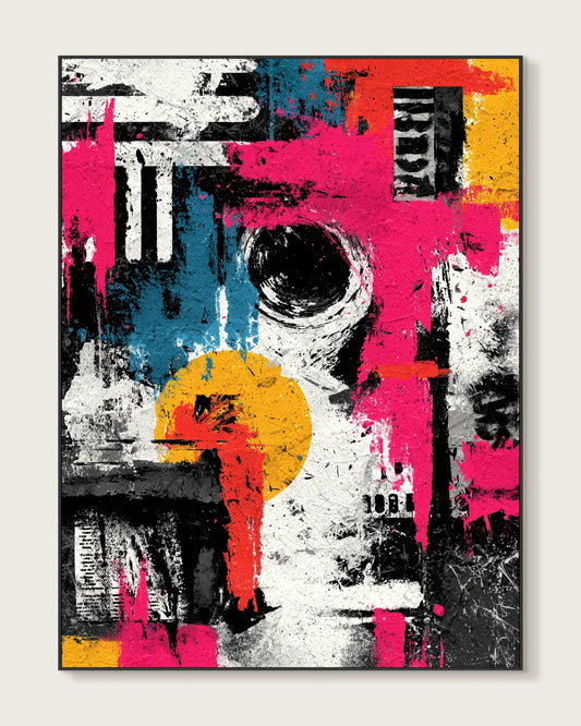 Urban Graffiti Canvas Painting No.088