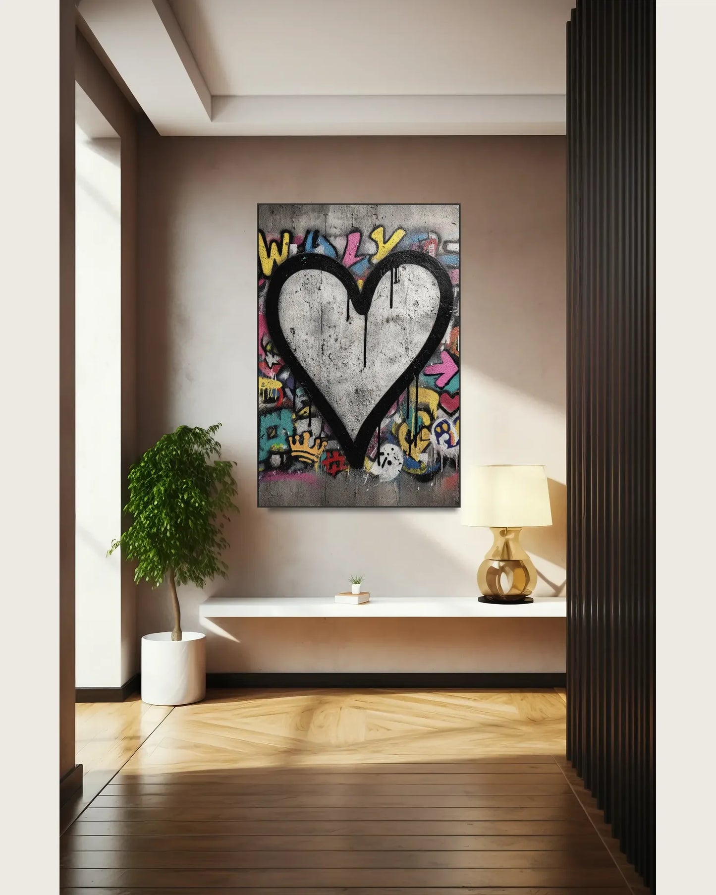 Urban Street Canvas Art No.077