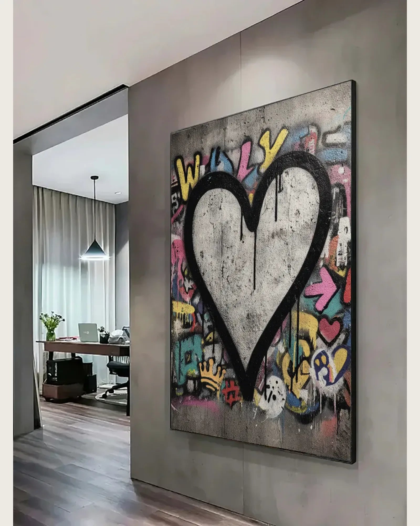 Urban Street Canvas Art No.077