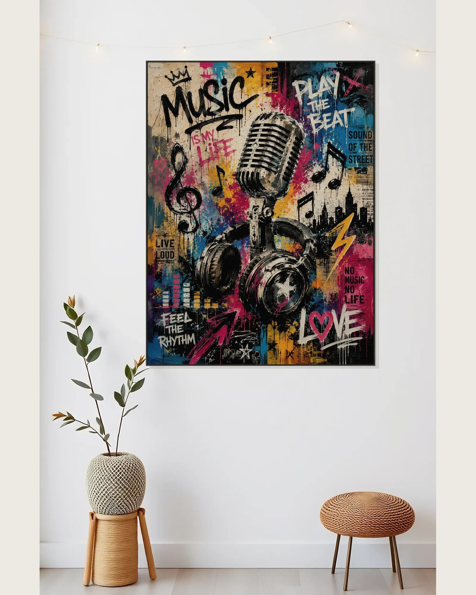 Urban Street Canvas Painting No.076
