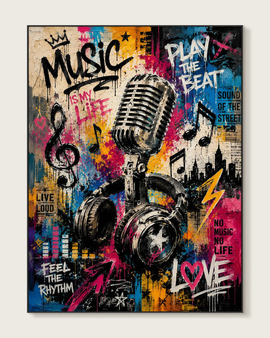 Urban Street Canvas Painting No.076