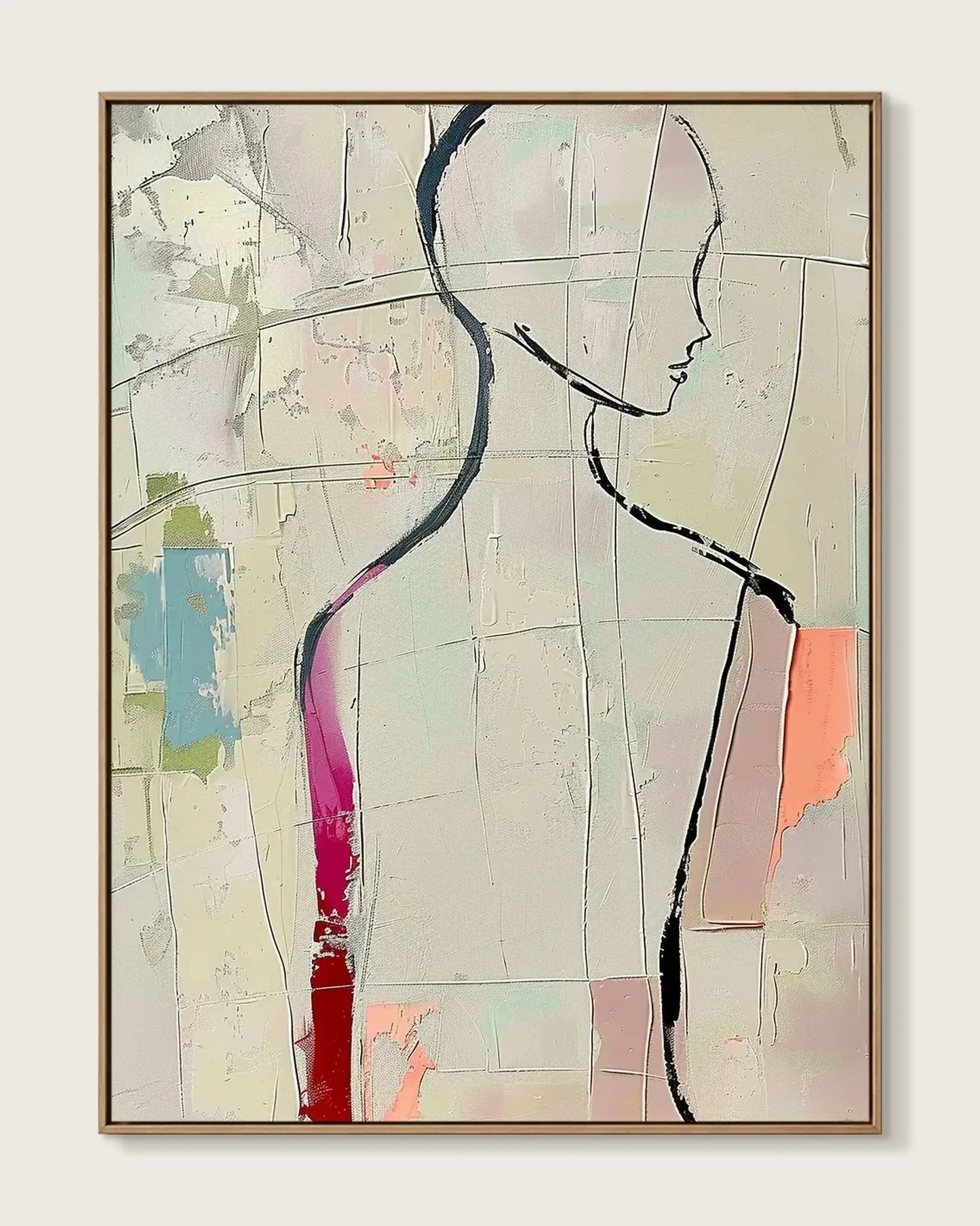 Wabi Sabi Minimalist Canvas Art No.042