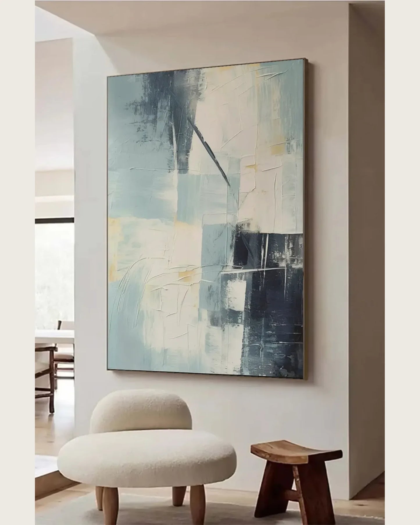 Wabi Sabi Minimalist Canvas Painting No.045
