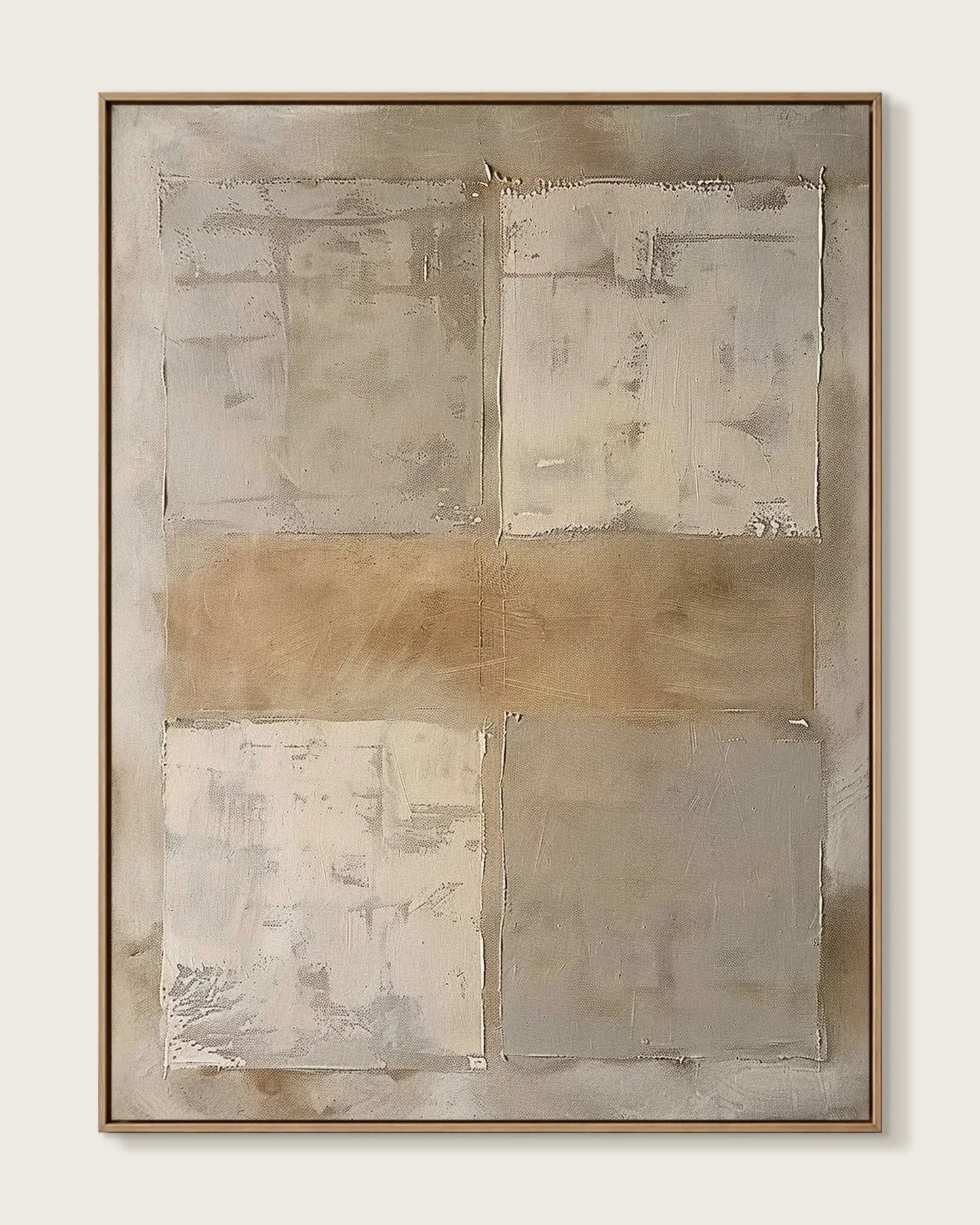 Warm Abstract Wabi Sabi Canvas Art No.062