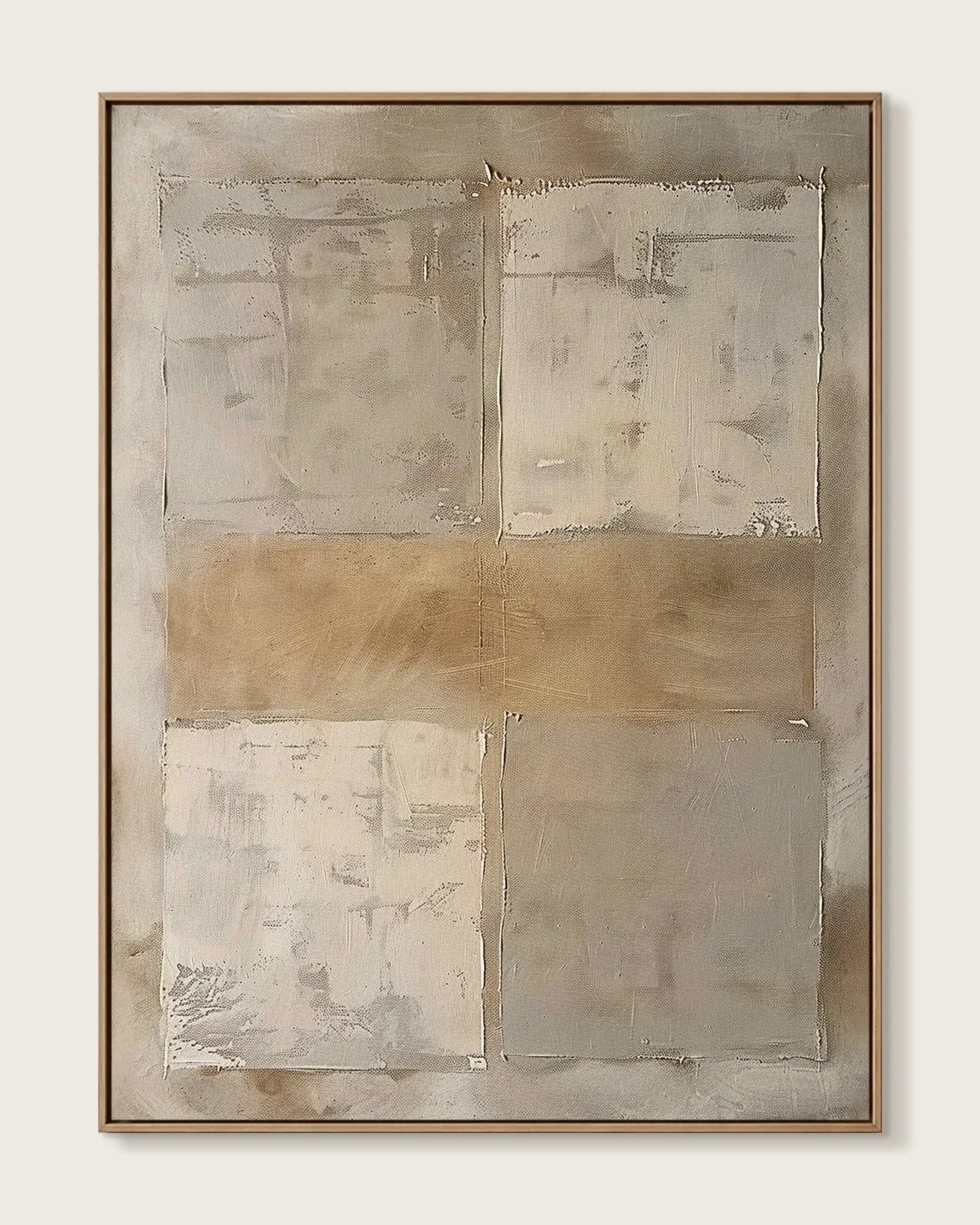 Warm Abstract Wabi Sabi Canvas Art No.062